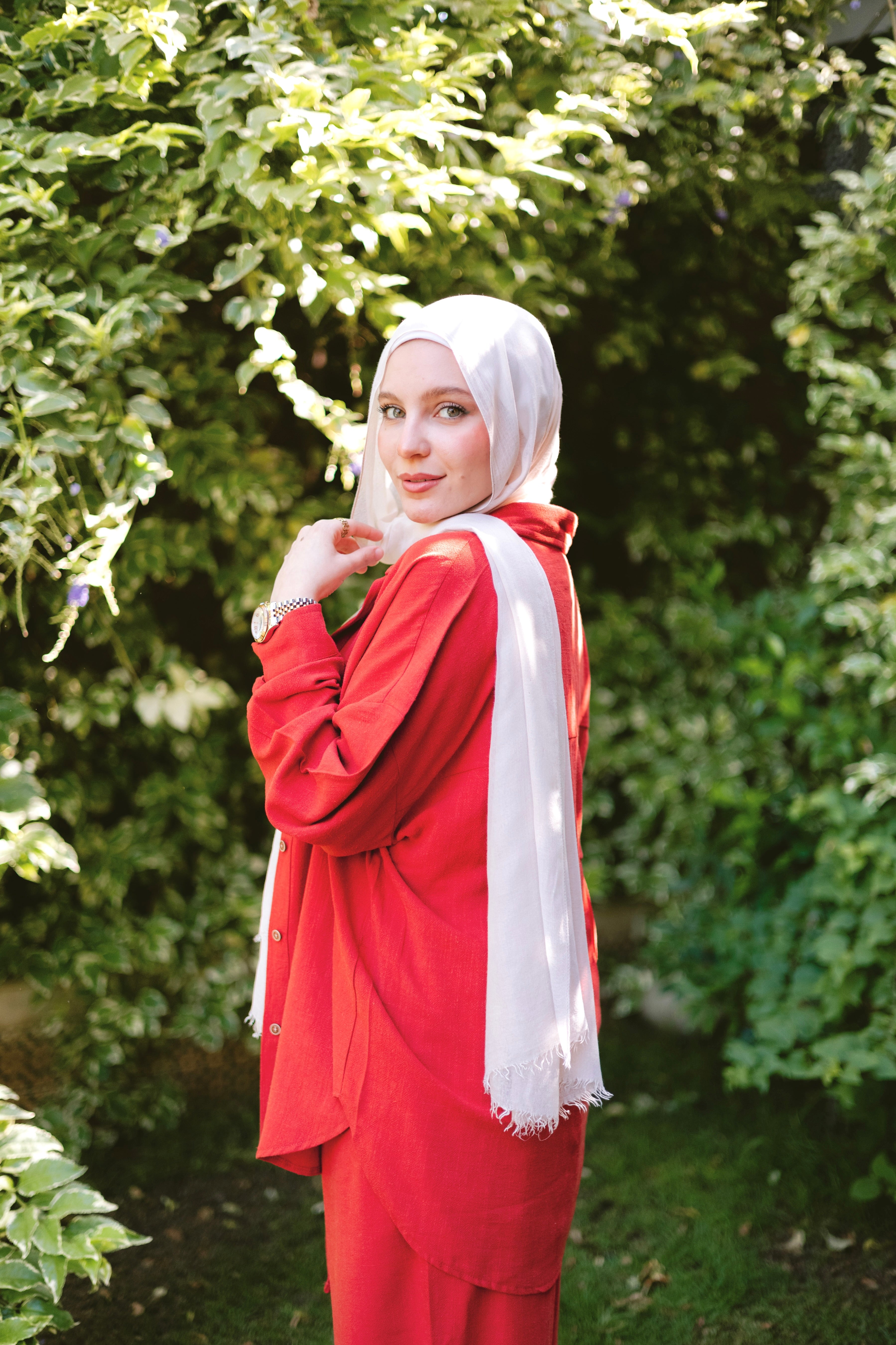Washed linen set in Havan