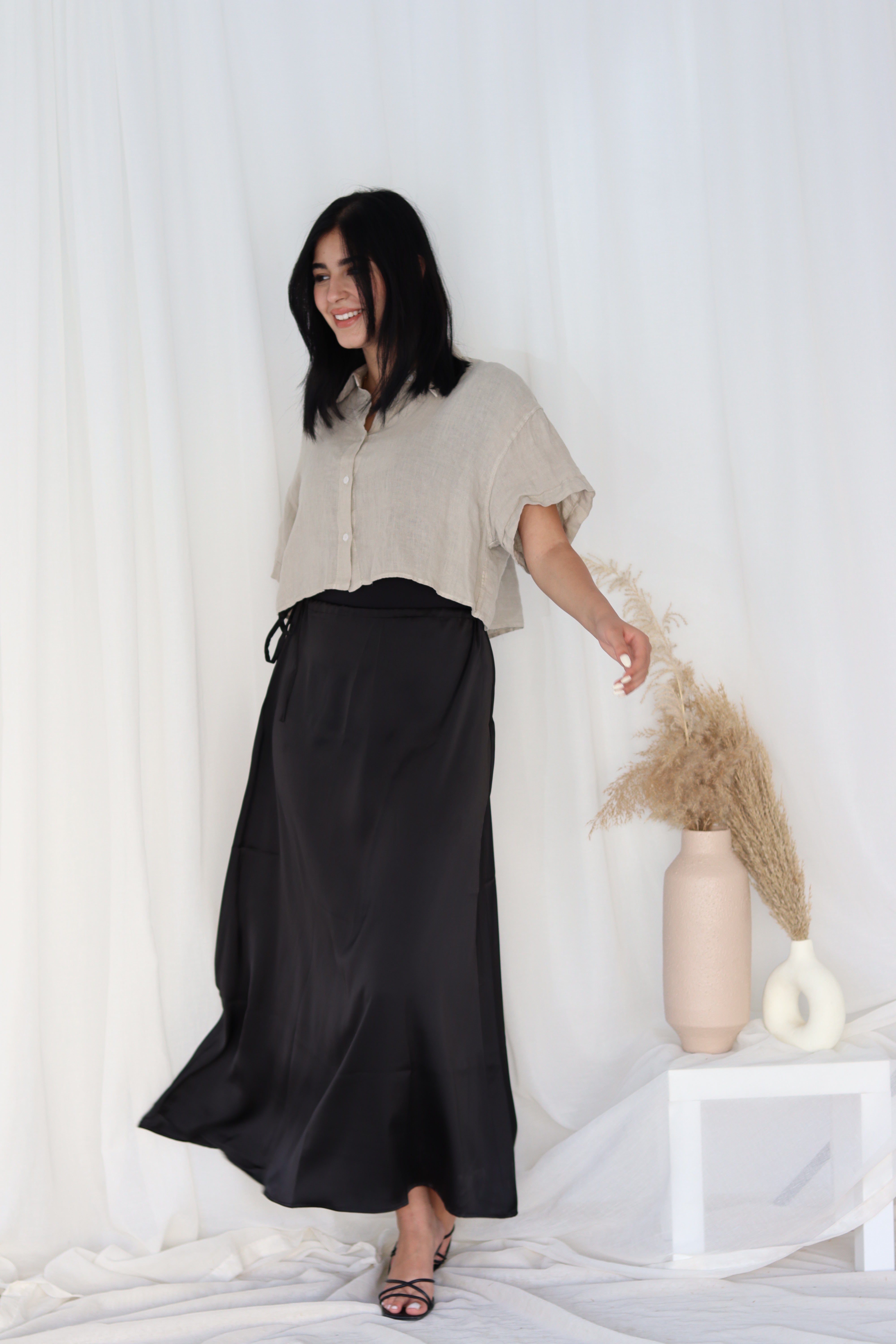 Satin Skirt