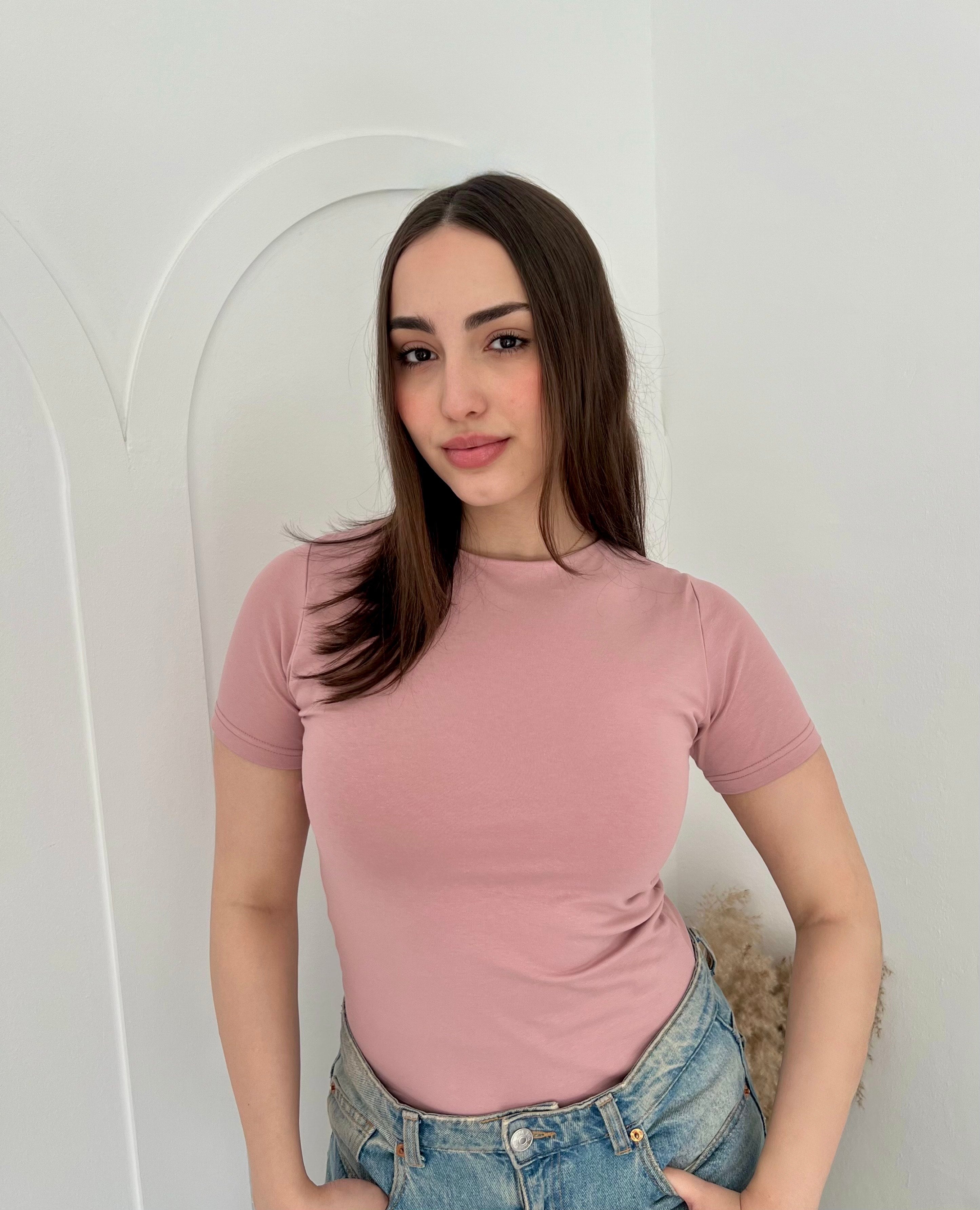 Half Sleeve Basic In cashmere