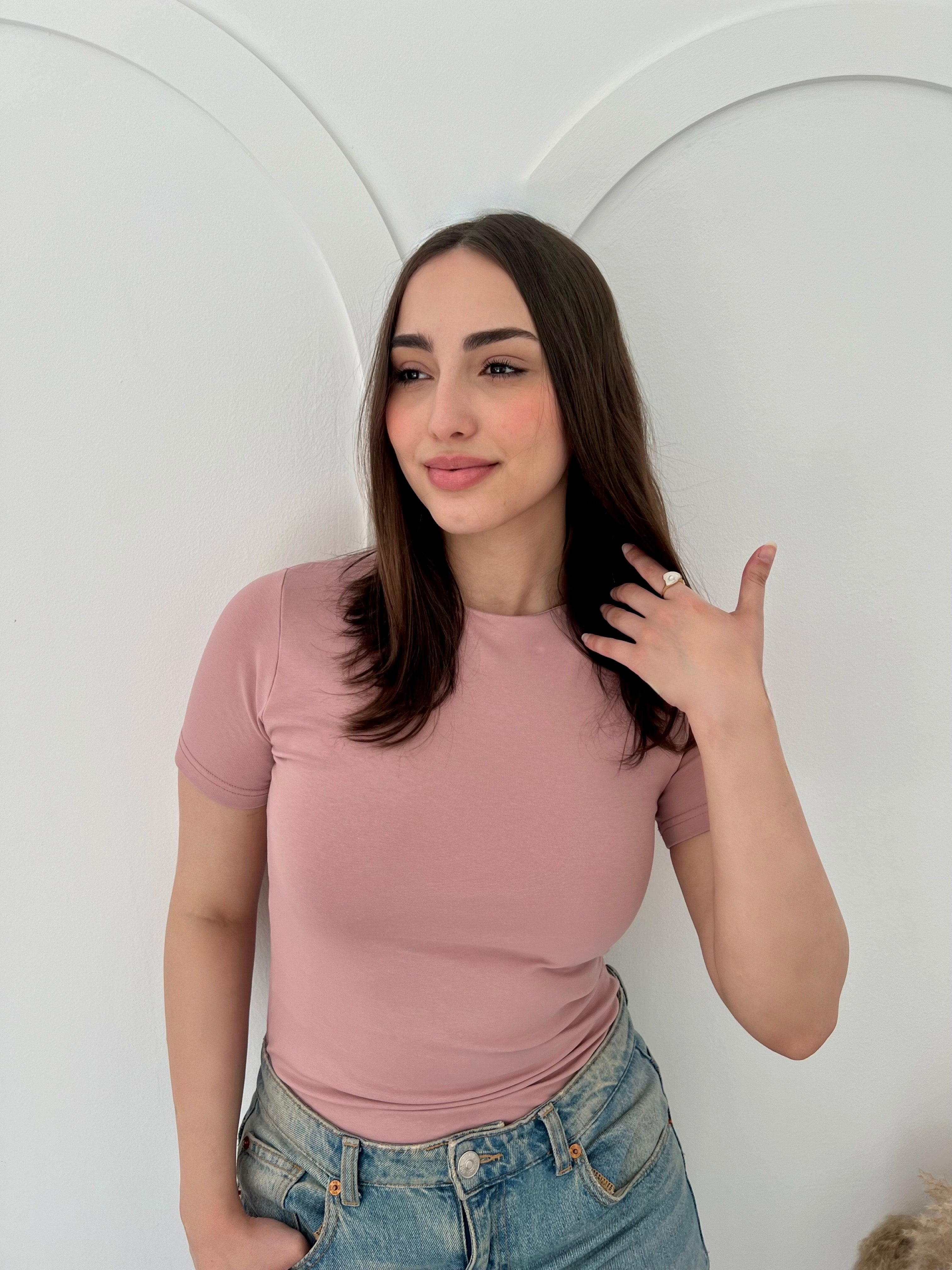Half Sleeve Basic In cashmere