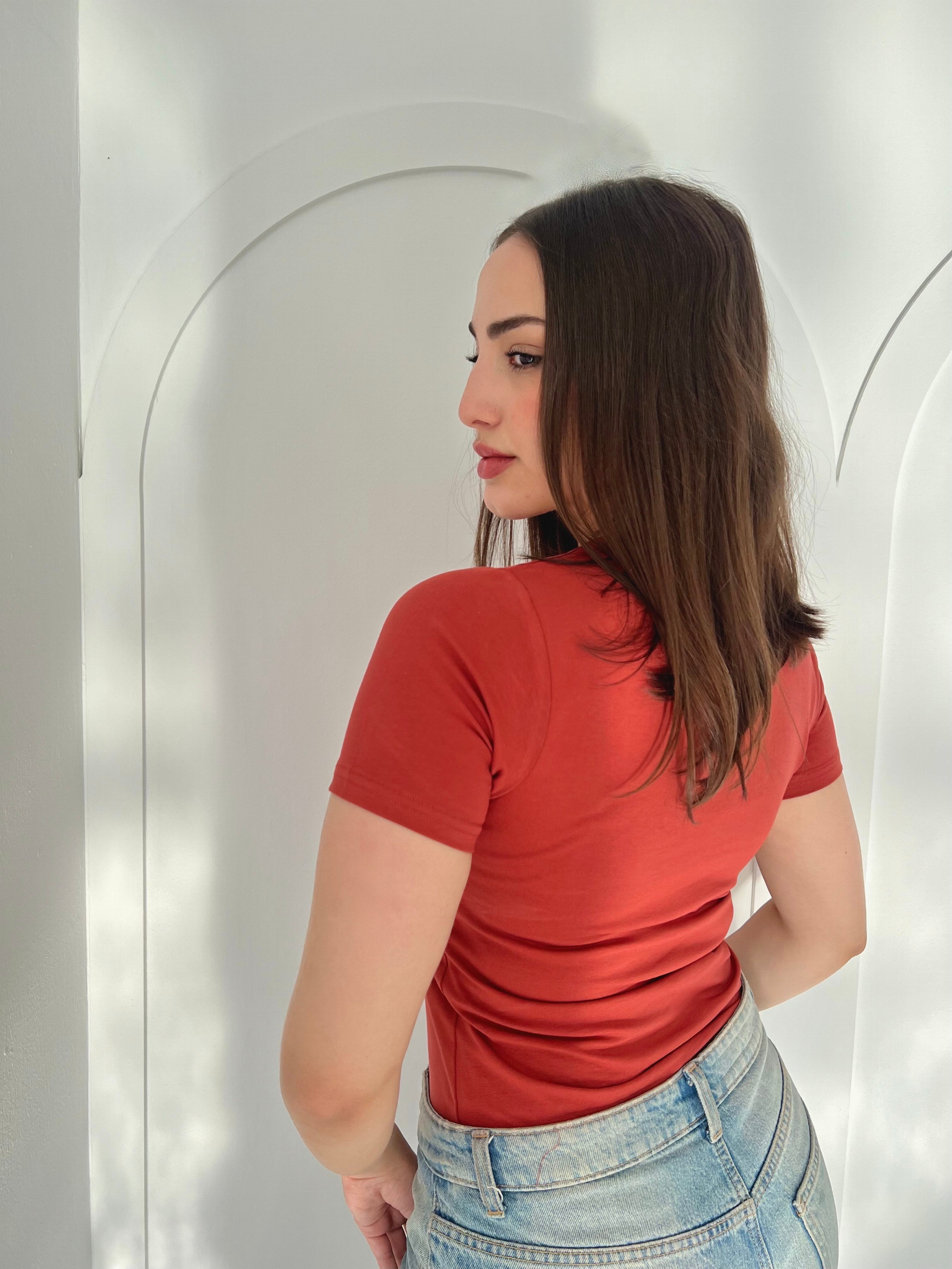 Half Sleeve Basic In Havan