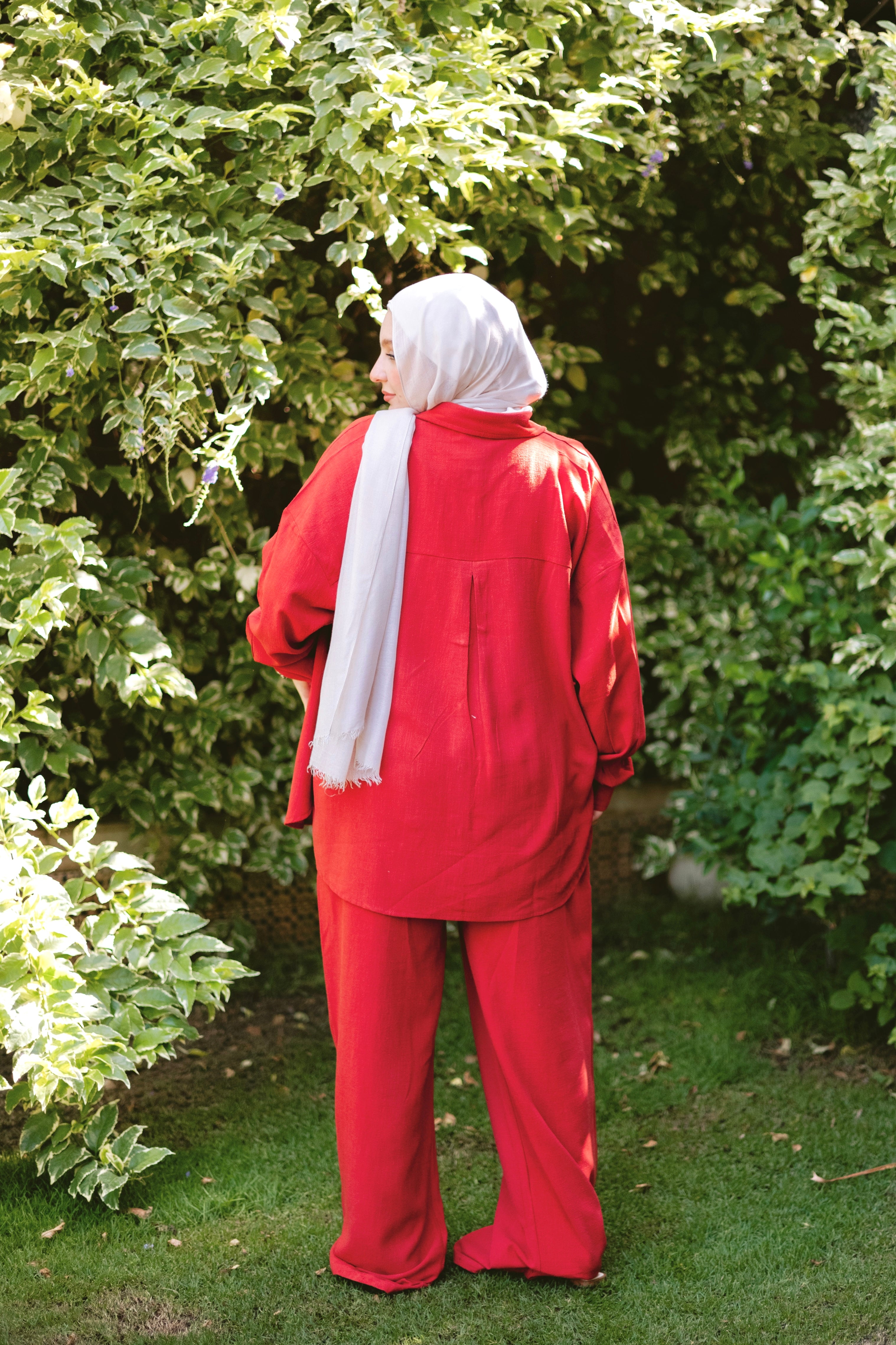 Washed linen set in Havan