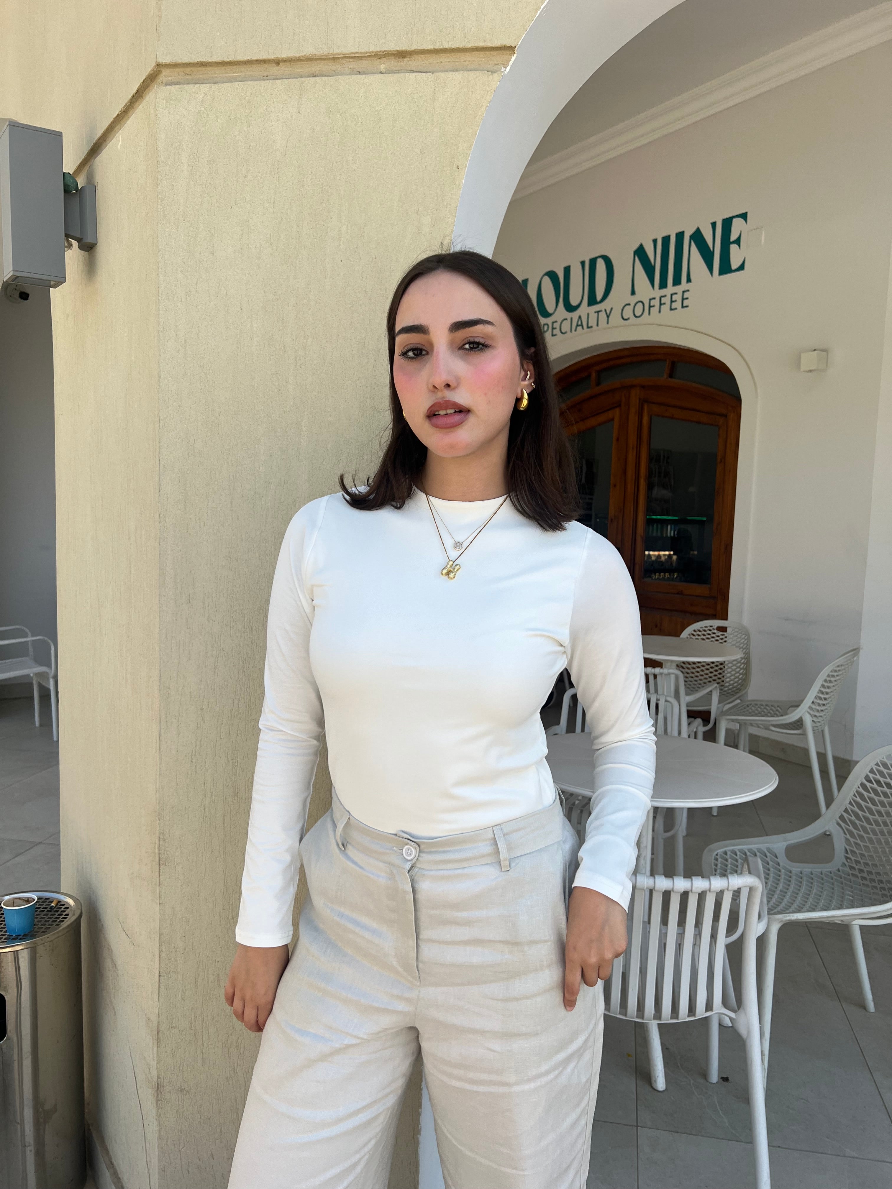 Full Sleeve Basic In Off White
